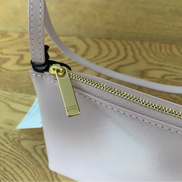 Mansur Gavriel Orchid Blush Pink Leather Gaia Shoulder Bag Italy GNO Date Clutch - Picture 5 of 10